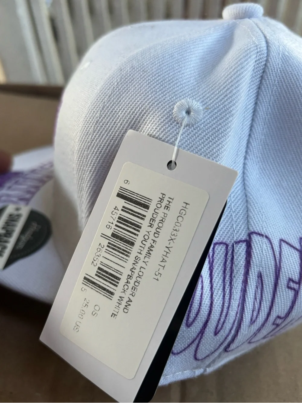Penny Proud Lavender Snapback Hat